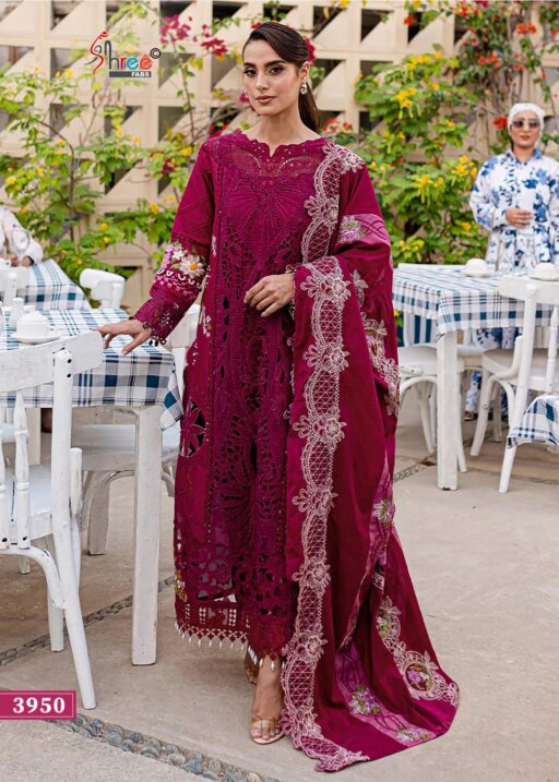 Shree Ombre Premium Vol-3 Super Nx Pure Cotton Wholesale Pakistani Suit Collection