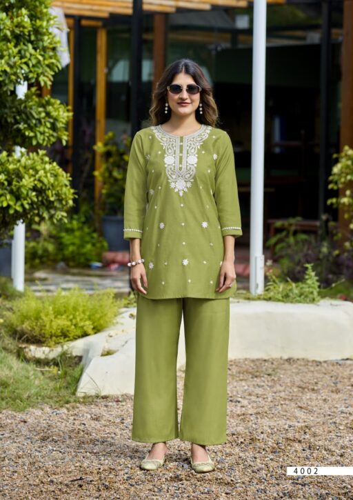 Ossm Vama Vol 4 Viscose Vetican Silk Wholesale Fancy Co Ord Set Collection - Image 7