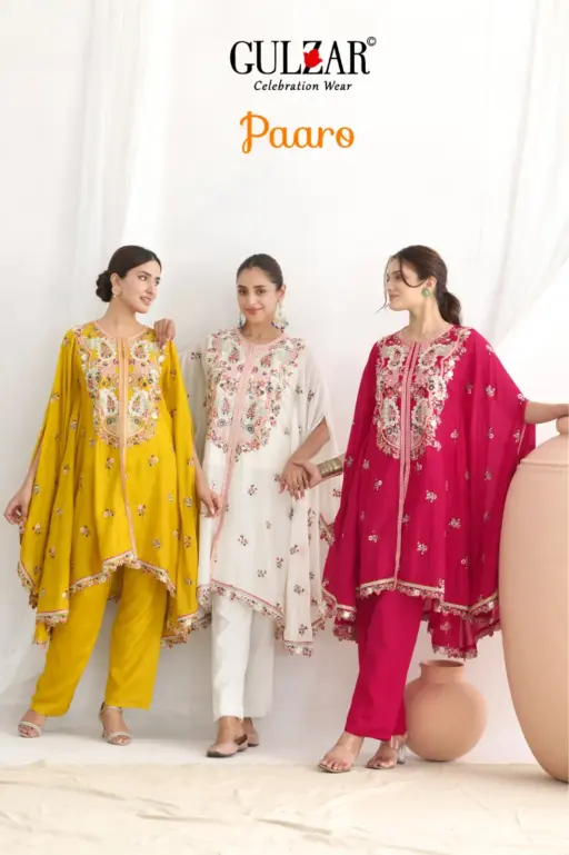 Gulzar Paaro Elegant Chinon Embroidery Wholesale Designer Kaftan Collection - Image 10