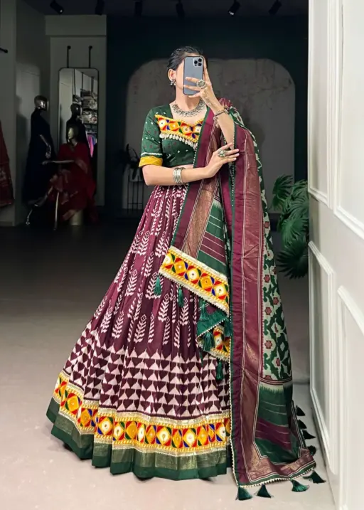 Rama Export RE- 06 Tasar Silk Wholesale Navratri Chaniya Choli Collection