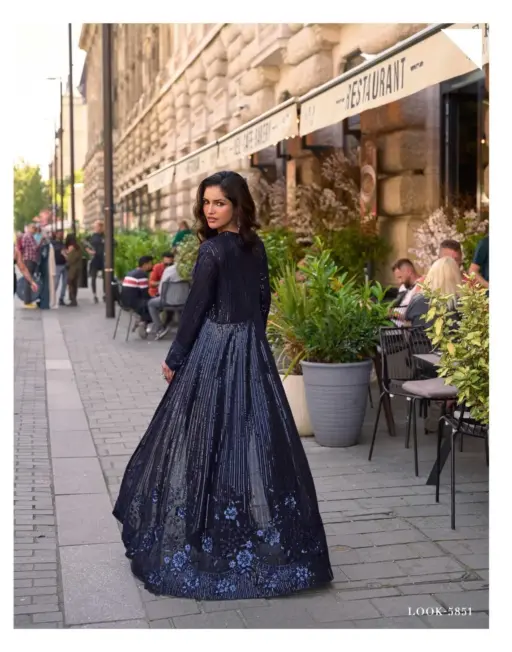 Sayuri Rubal Real Premium Georgette Wholesale Indo Western Collection - Image 5