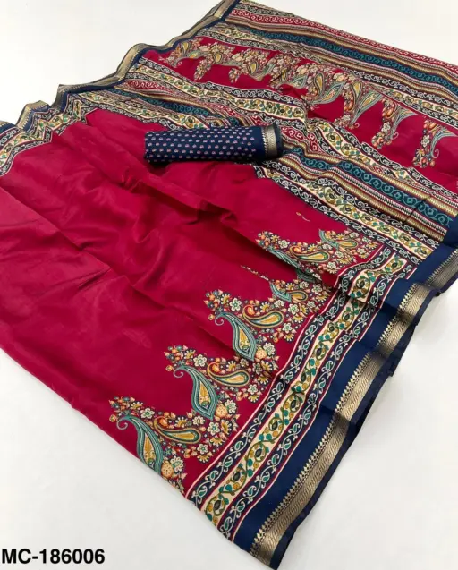 Rajyog Mul Cotton With Kashmiri Printed Wholesale Saree Collection - Image 3
