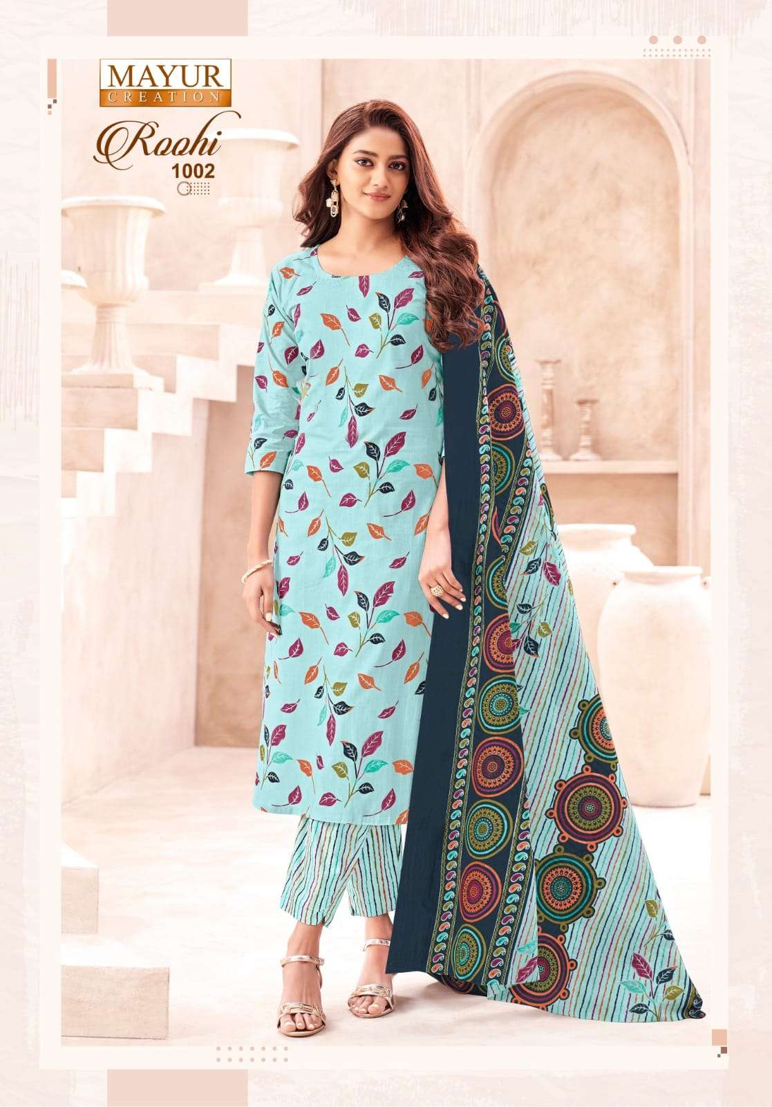 Mayur Roohi Vol 1 Pure Cotton Wholesale Dress Material Collection - Image 3