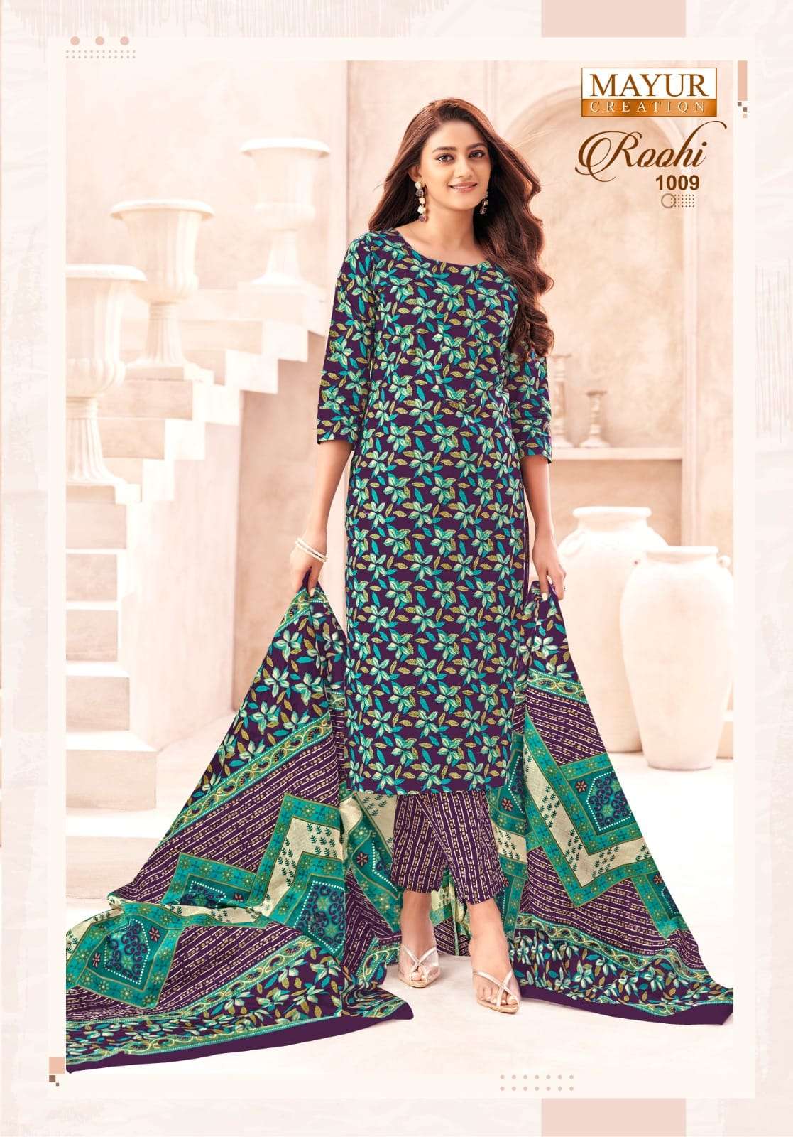 Mayur Roohi Vol 1 Pure Cotton Wholesale Dress Material Collection - Image 10