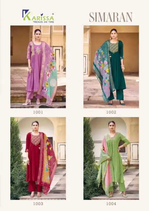 Karissa Simran Viscose Mall Wholesale Kurti Bottom and Dupatta Collection - Image 6