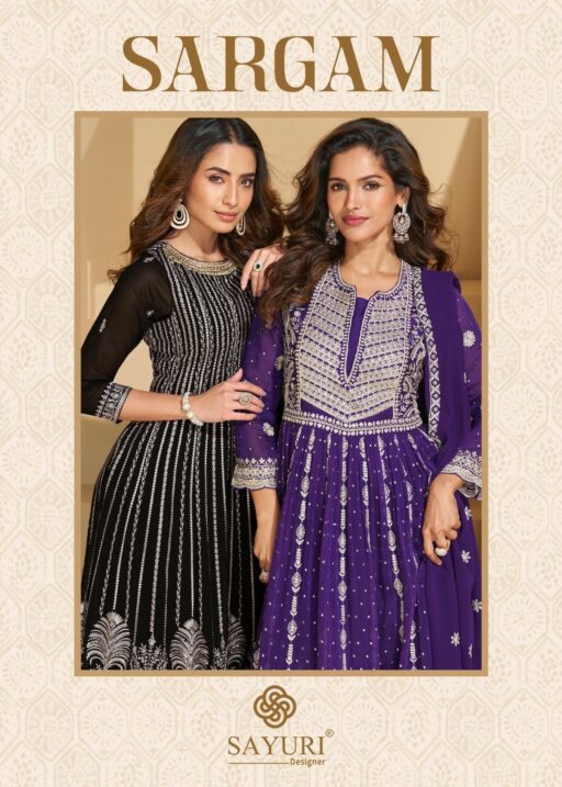 Sayuri Sargam Georgette Embroidered Wholesale Party Wear Salwar Kameez Collection