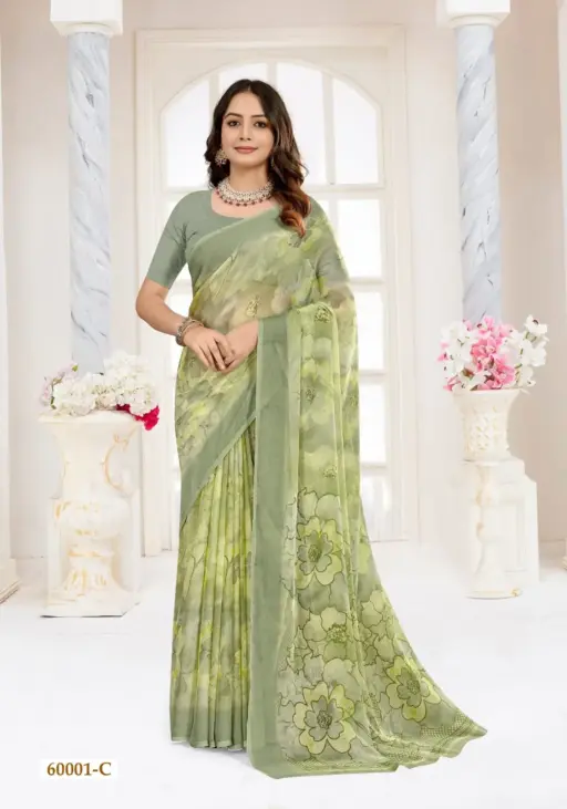 Ruchi Star Chiffon 215 Chiffon Printed Wholesale Casual Wear Saree Collection - Image 11