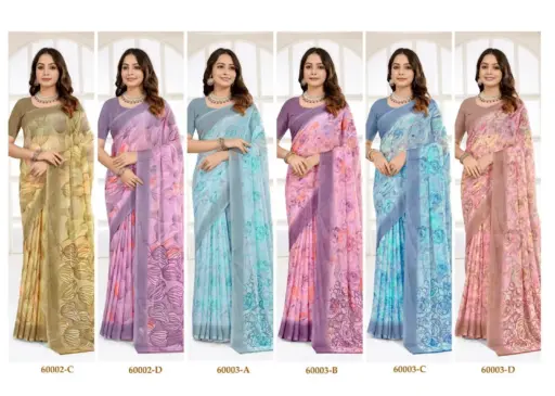 Ruchi Star Chiffon 215 Chiffon Printed Wholesale Casual Wear Saree Collection - Image 13