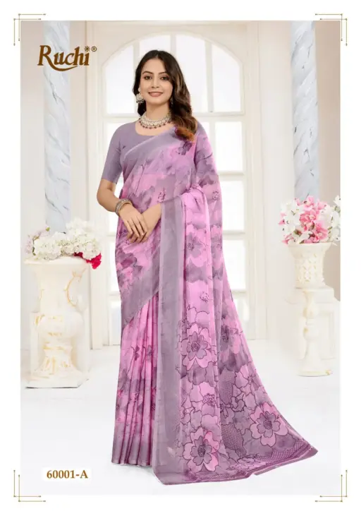 Ruchi Star Chiffon 215 Chiffon Printed Wholesale Casual Wear Saree Collection - Image 12