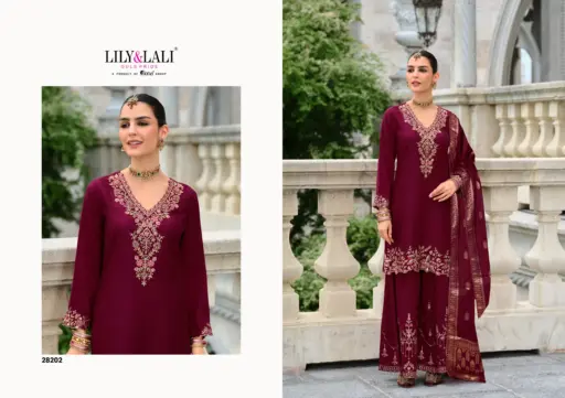 Lily And Lali Suhagini Silk Embroidery and Handwork Wholesale Readymade Collection - Image 3
