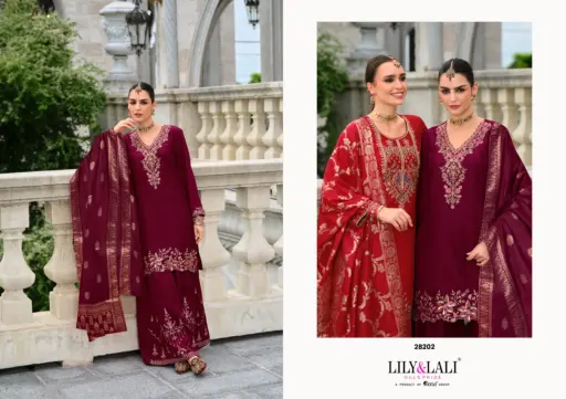 Lily And Lali Suhagini Silk Embroidery and Handwork Wholesale Readymade Collection - Image 4