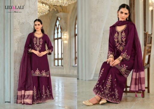 Lily And Lali Tara Silk Embroidery and Handwork Wholesale Readymade Collection - Image 6