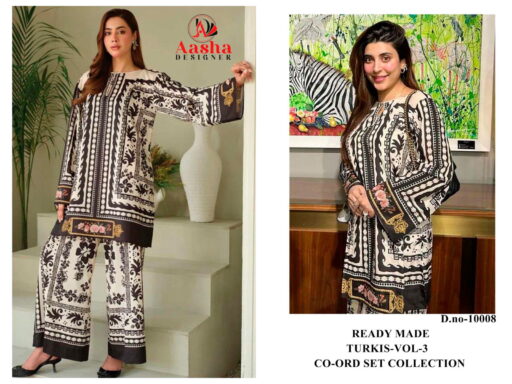 Aasha Turkis Vol 3 Modal Sattin Wholesale Co-Ord Set Collection - Image 3