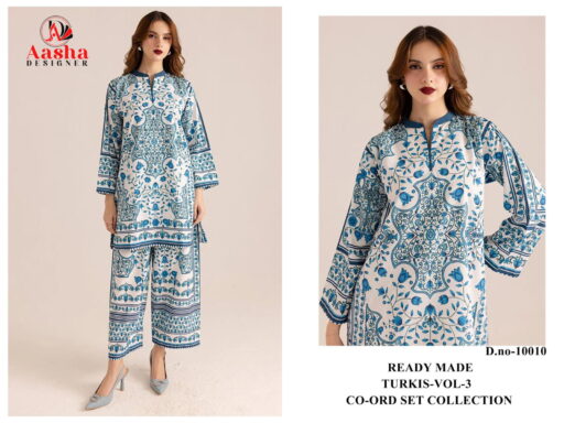 Aasha Turkis Vol 3 Modal Sattin Wholesale Co-Ord Set Collection - Image 2