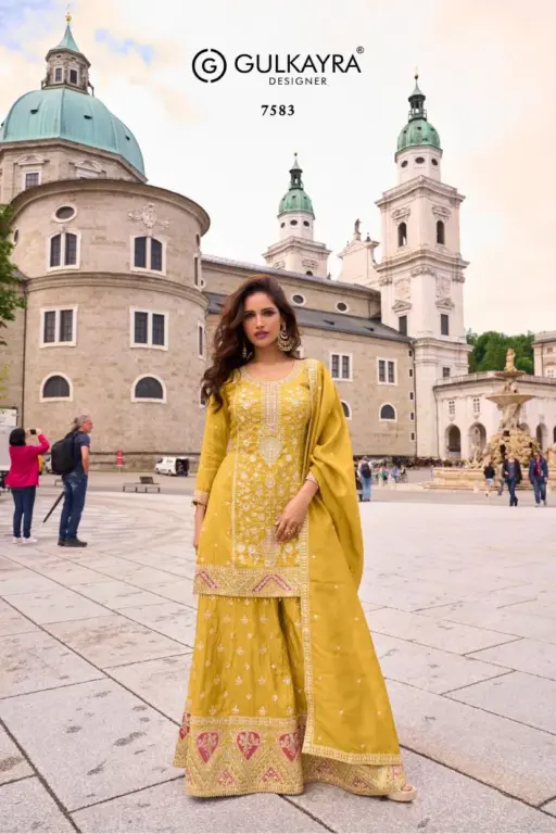 Gulkayra Veronica Real Simar Silk Wholesale Designer Salwar Kameez Collection - Image 3