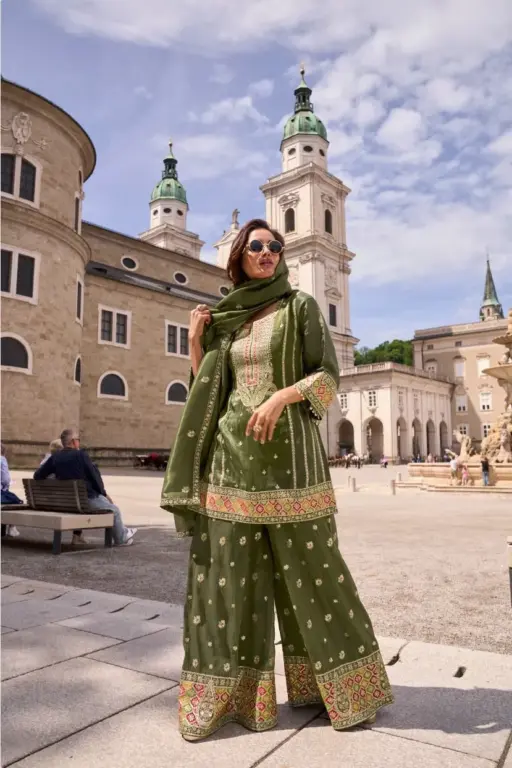 Gulkayra Veronica Real Simar Silk Wholesale Designer Salwar Kameez Collection - Image 4
