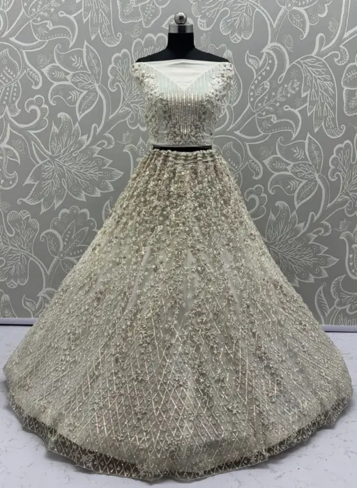 Anjani Art 2888C Heavy Net Wholesale Wedding Wear Lehenga Collection - Image 4