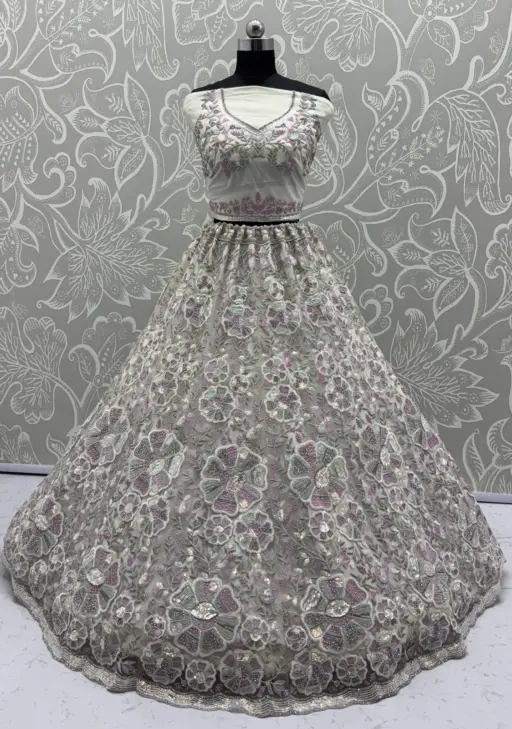 Anjani Art 2889B Net Wholesale Designer Lehenga Choli Collection - Image 2