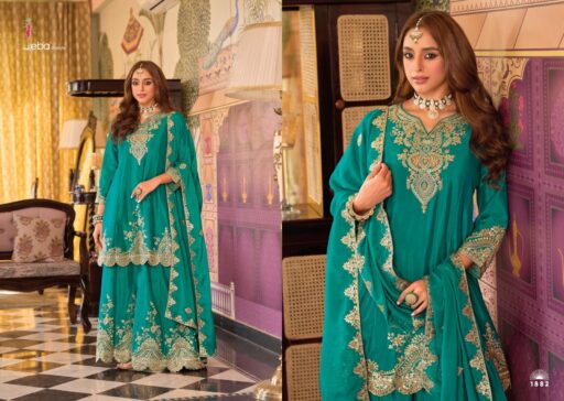 Eba Kalista Chinon Embroidery Work Wholesale Readymade Salwar Suit Collection - Image 3