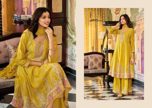 Eba Ragini Chinon Embroidery Work Wholesale Readymade Festival Wear Collection - Image 2