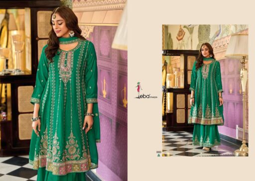 Eba Ragini Chinon Embroidery Work Wholesale Readymade Festival Wear Collection - Image 7