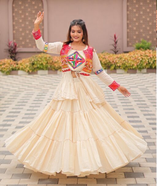 Rama Export 120 Pure Cottan Gamathi Work Wholesale Navratri Special Lehenga Choli Collection