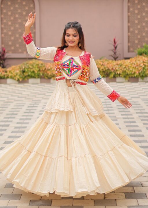 Rama Export 120 Pure Cottan Gamathi Work Wholesale Navratri Special Lehenga Choli Collection
