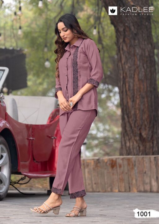 Kadlee High Touch Viscose Weaving Wholesale Co-Ord Set Collection - Image 2