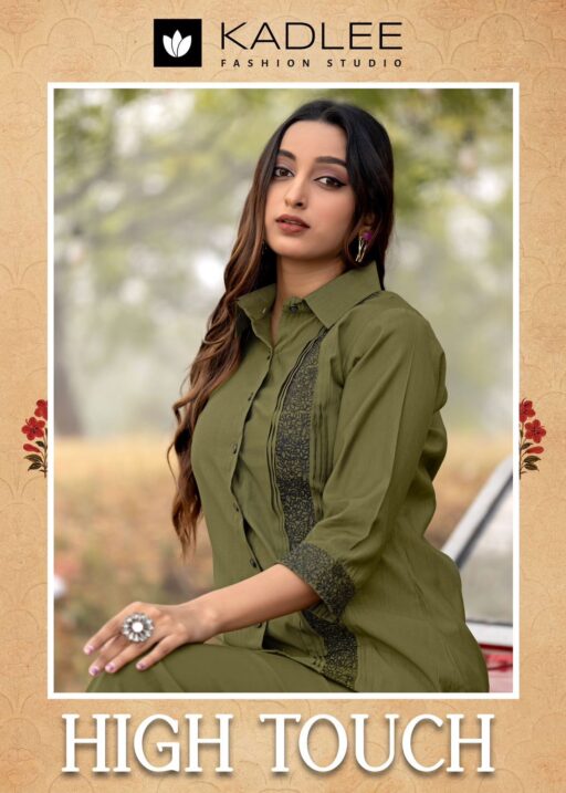 Kadlee High Touch Viscose Weaving Wholesale Co-Ord Set Collection