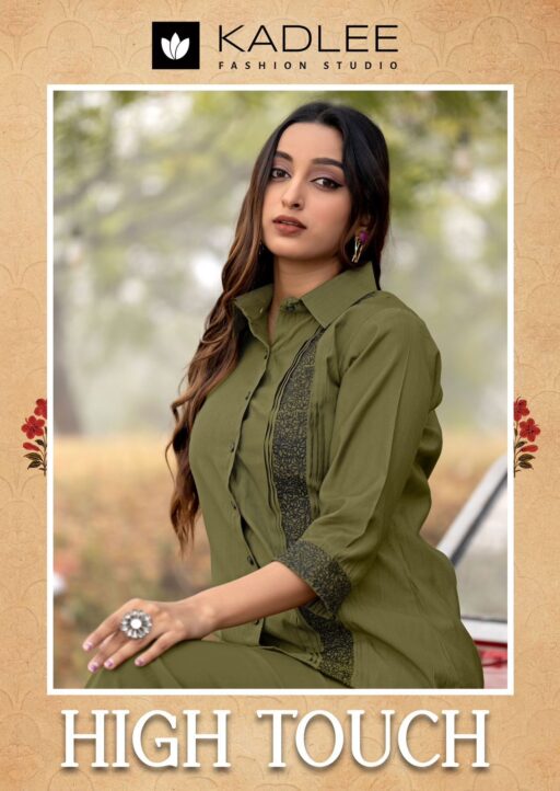 Kadlee High Touch Viscose Weaving Wholesale Co-Ord Set Collection