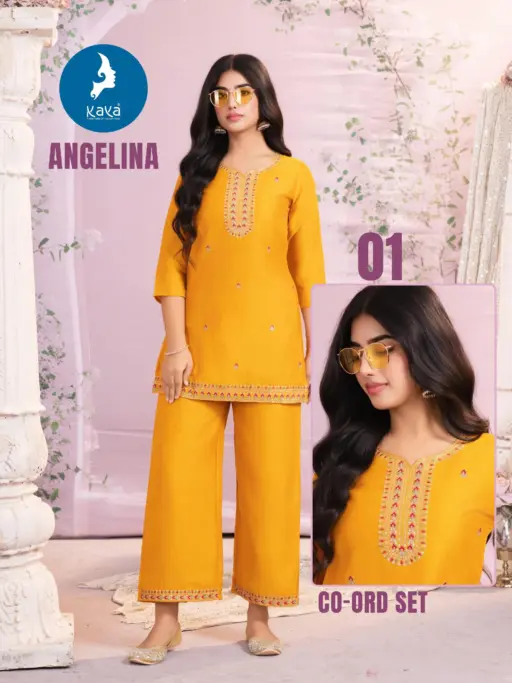 Kaya Angelina Vichitra Wholesale Co-Ord Set Collection - Image 6