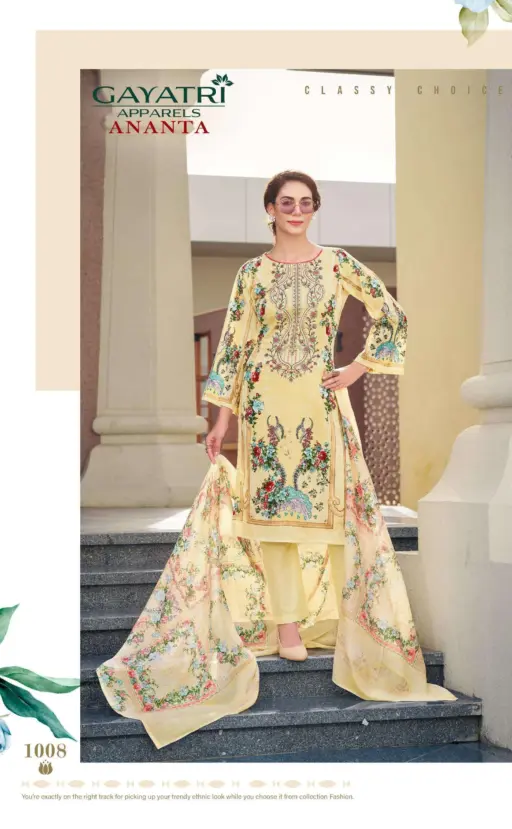 Gayatri Apparels Ananta‎ Vol 1 Pure Cambric‎‎ Cotton Wholesale Fancy Embroidery Work Suit Collection - Image 8