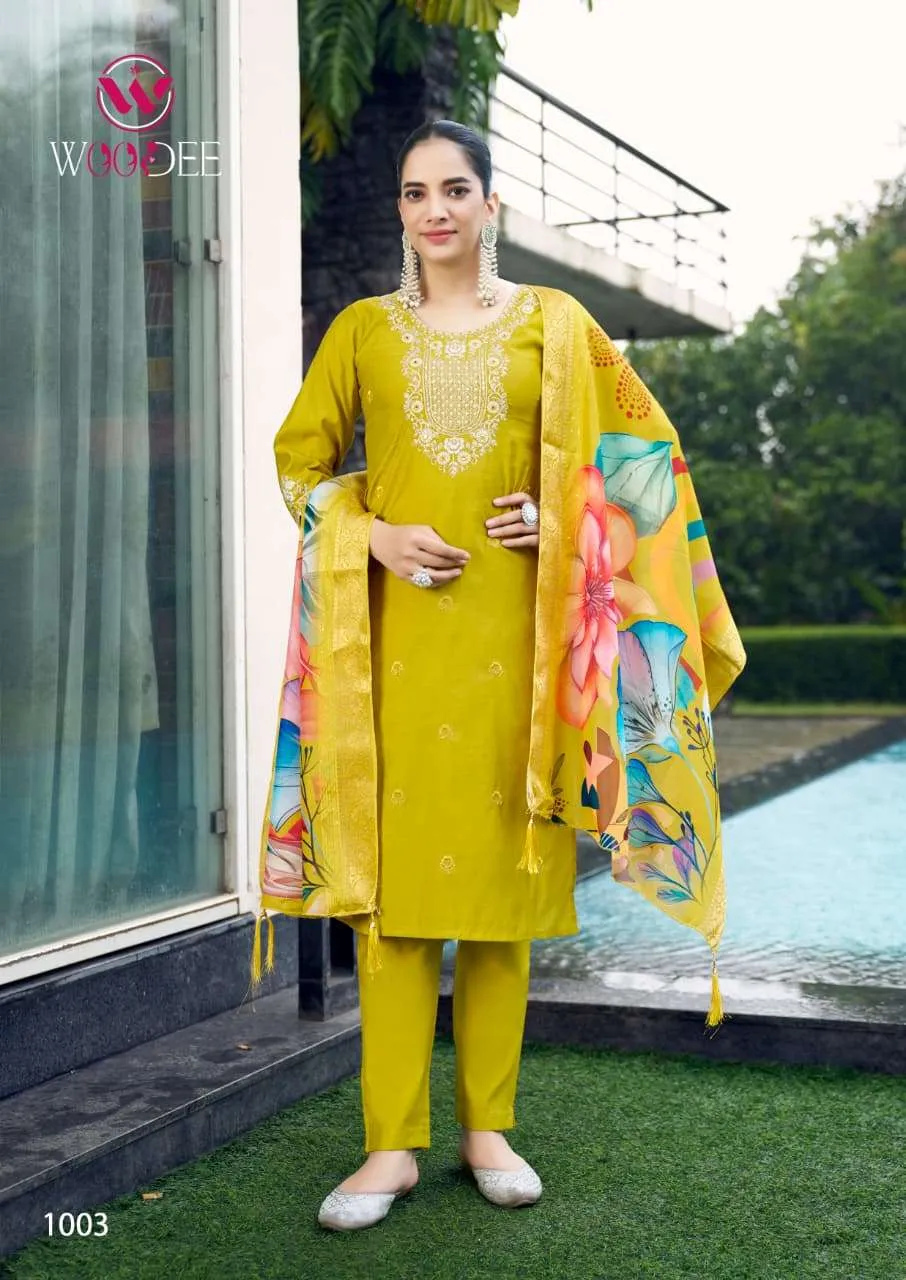 Woodee Heer Premium Quality Viscose Vatican Wholesale Readymade Suit Collection - Image 7