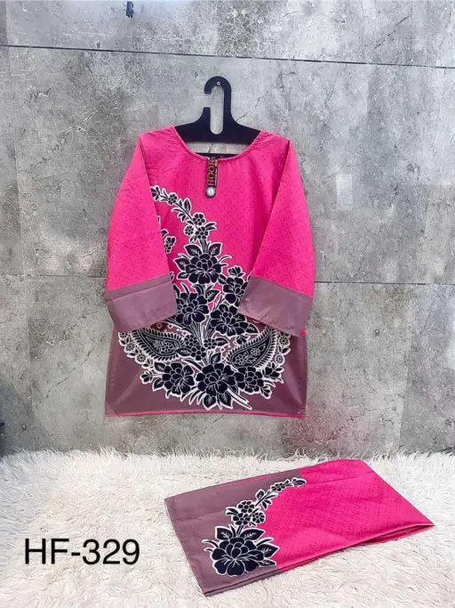 Hoor Tex Hf 327-336 Reyon Satin Printed Wholesale Co-Ord Sets Collection - Image 11