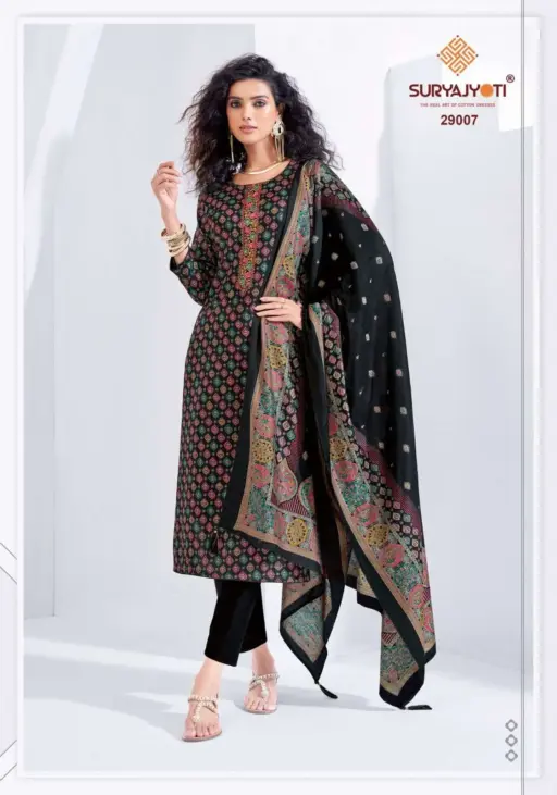 Suryajyoti Kalki Vol 29 Pure Cotton Wholesale Fancy Work Suit Collection - Image 7