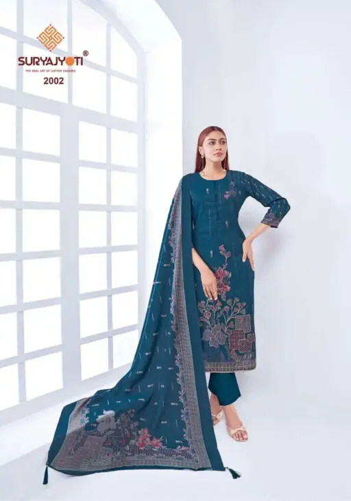 Suryajyoti Krithi Vol 2 Modal Jacquard Wholesale Salwar Suit Collection - Image 3