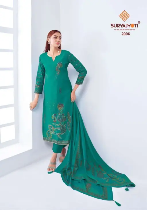 Suryajyoti Krithi Vol 2 Modal Jacquard Wholesale Salwar Suit Collection - Image 4