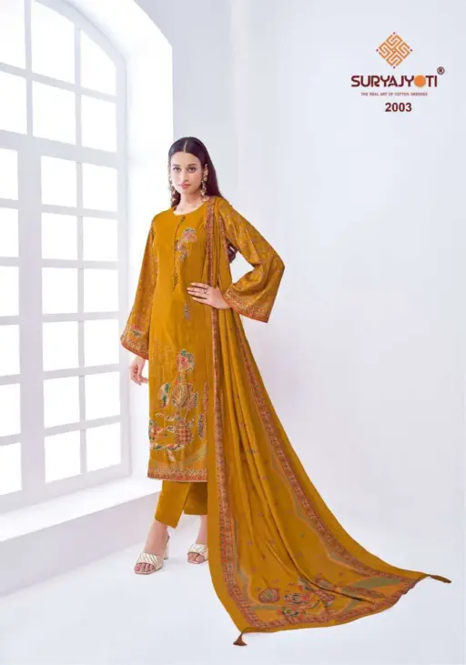 Suryajyoti Krithi Vol 2 Modal Jacquard Wholesale Salwar Suit Collection - Image 5