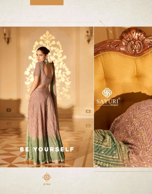 Sayuri Designer Laskara Real Premium Georgette Wholesale Indo Western Collection - Image 7