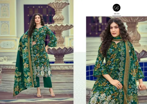 Belliza Designer Manohari Pure Cotton Digital Prints Wholesale Fancy Salwar Suit Collection - Image 4