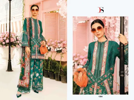Deepsy Maria B Mprint 25 Vol 3 Pure Cotton Wholesale Pakistani Salwar Kameez Collection - Image 2
