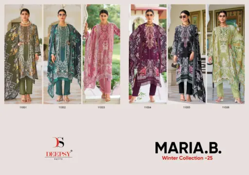 Deepsy Suits Maria B Winter Collection 25 Pure Viscose Pashmina Wholesale Pakistani Winter Collection - Image 8