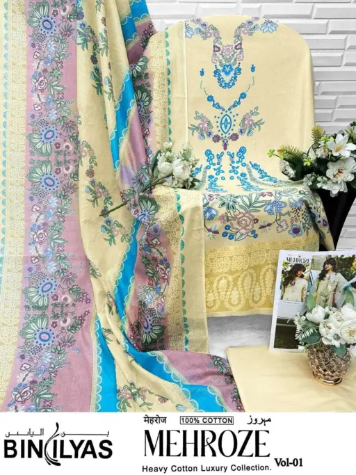 Rama Export Mehroze Vol 1 Pure Cotton Wholesale Karachi Cotton Collection - Image 7