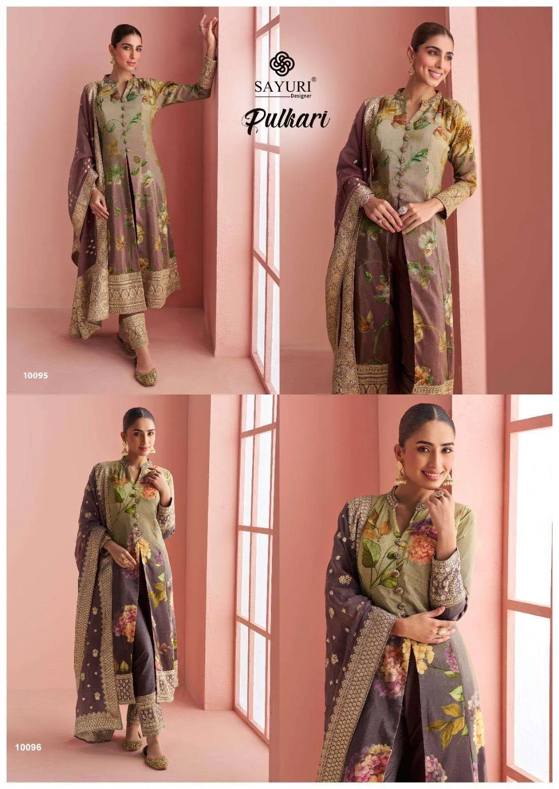 Sayuri Designer Pulkari Real Premium Silk Wholesale Designer Party Wear Collection - Image 4