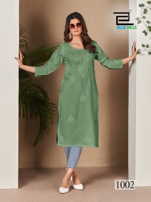 Blue Hills Supriya Nx Rayon 14 Kg Wholesale Kurtis Collection - Image 2