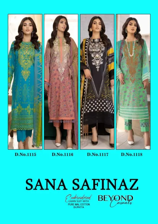 Rama Export Safinaz Beyond Casual Pure Lawn Wholesale Pakistani Karachi Suit Collection - Image 10