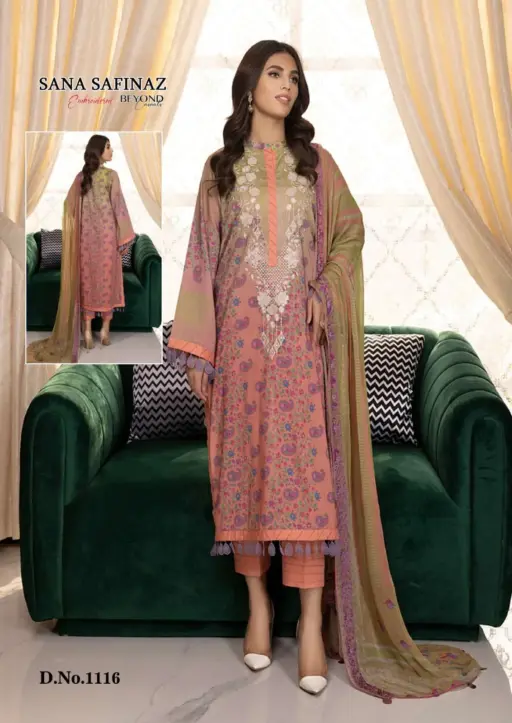 Rama Export Safinaz Beyond Casual Pure Lawn Wholesale Pakistani Karachi Suit Collection - Image 4