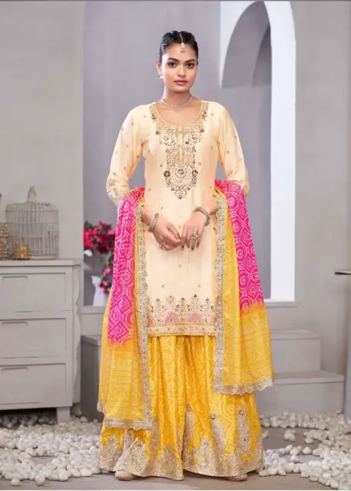 Gulzar Suroor Premium & Finest Chinnon Wholesale Designer Wedding Wear Collection