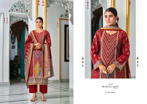 Mumtaz Arts Tohfa Pure Modal Silk Wholesale Pakistani Fancy Hand Work Suit Collection - Image 4