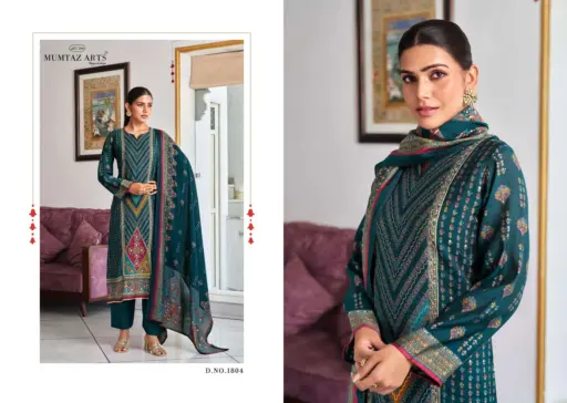 Mumtaz Arts Tohfa Pure Modal Silk Wholesale Pakistani Fancy Hand Work Suit Collection - Image 5